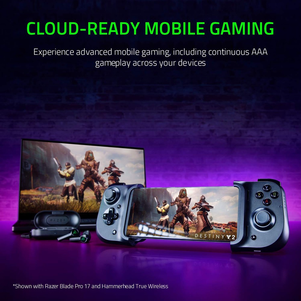 Razer rz06 Black Kishi Universal Mobile Game Controller (Open Box)