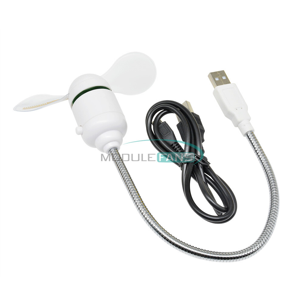 Flexional Mini USB Programmable Flashing LED Light DIY Messages Cooling Fan