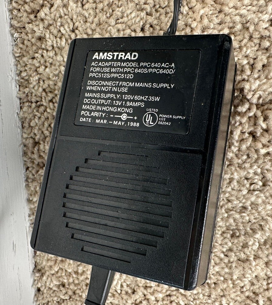 AMSTRAD PPC 640 Vintage Portable Computer