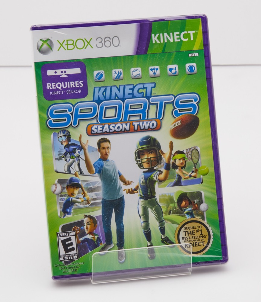 Microsoft Xbox 360 Kinect Motion Sensor Bar Black & 4 Games Bundle 3 ARE NEW!!