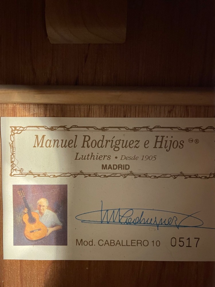 manuel rodriguez classical guitar