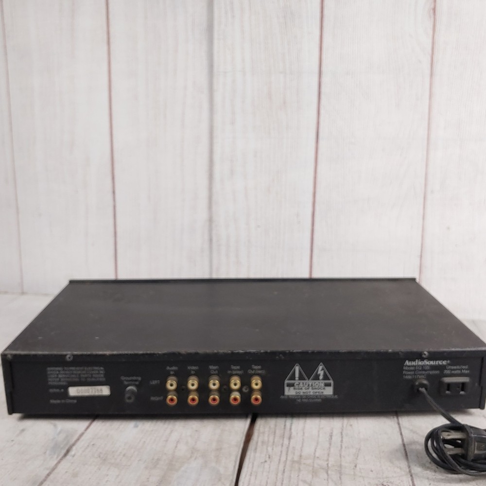 MISSING LIGHTS AudioSource EQ 100 Graphic Equalizer and Spectrum Analyzer TESTED