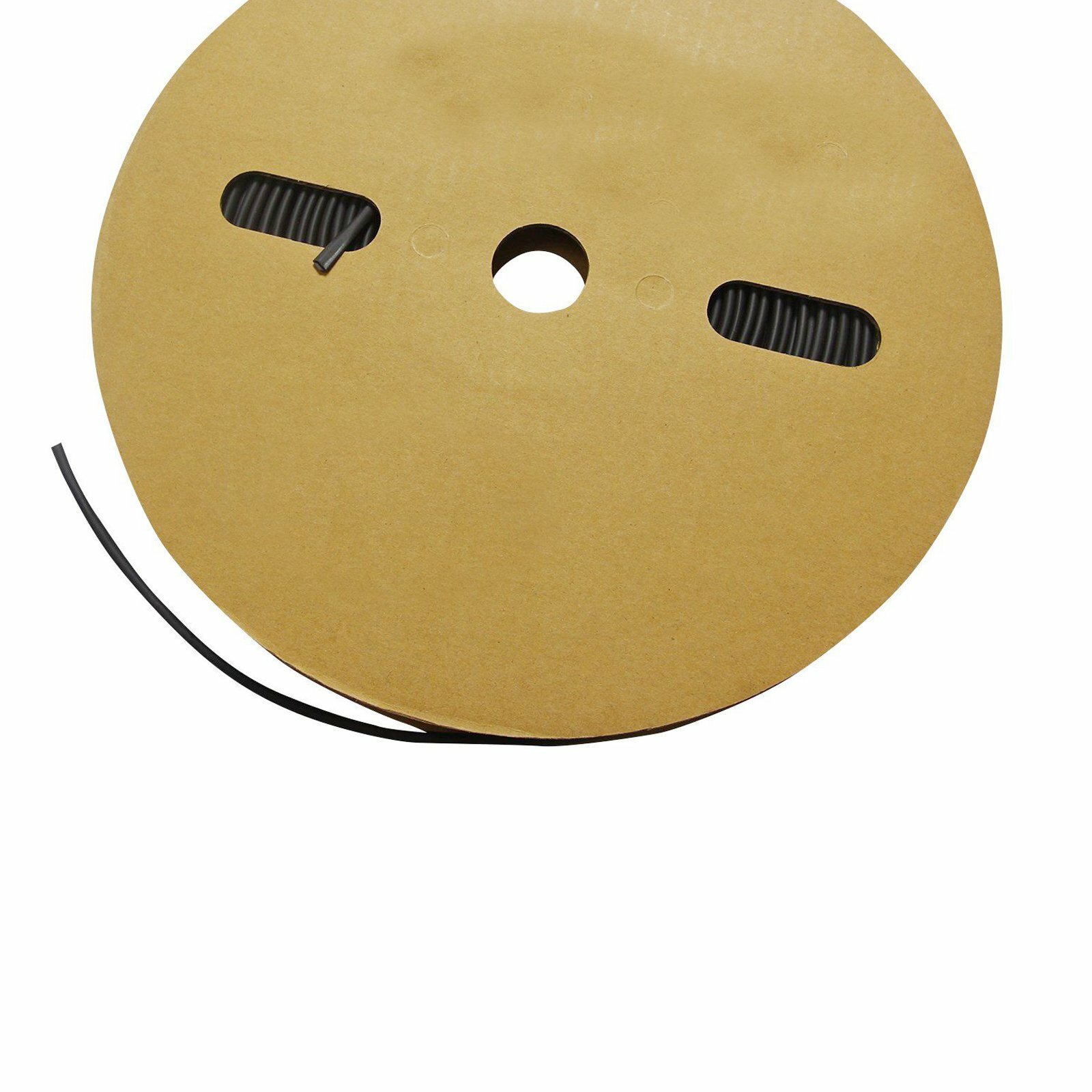 Heat Shrink Tubing Tube Cable 100 FT. 100' Feet BLACK 1/8" 3mm Polyolefin 2:1 UL