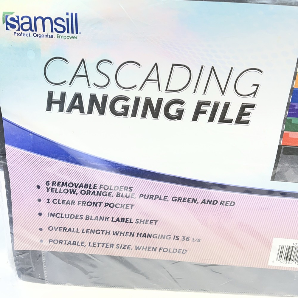 Samsill Cascading Wall File Organizer, Classrom Organization Basic Assorted