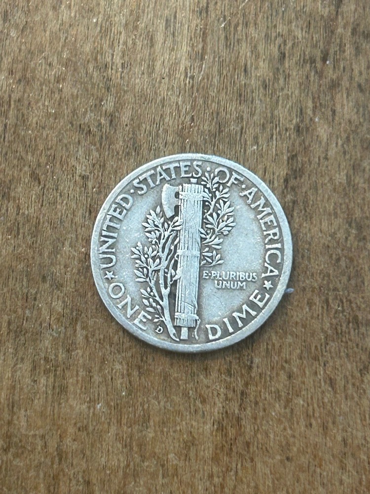 1936D Mercury Dime F