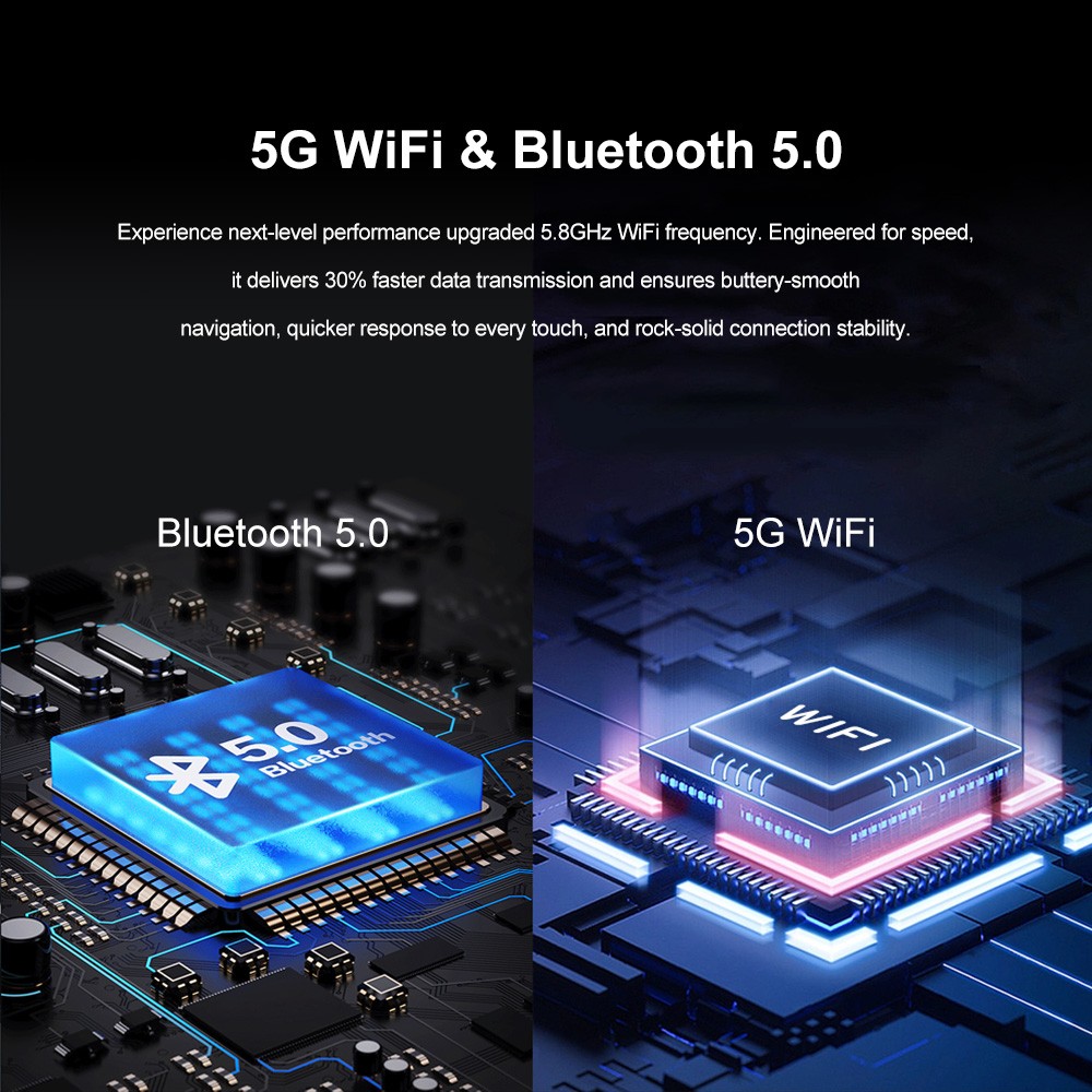 2-in-1 Wireless CarPlay & Android Auto Adapter, Plug & Play, Fast Auto-Connect
