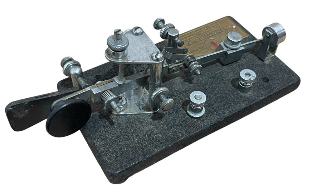 Vibroplex Champion Bug Morse Code Telegraph Key SN 148456 Ham Radio 1939-40s