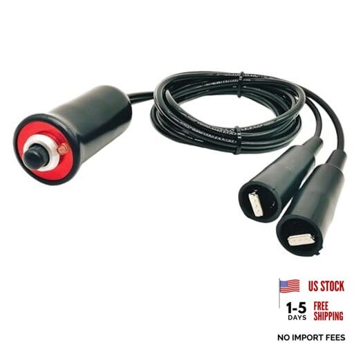 Heavy Duty Remote Starter Switch2V Push Button with 5ft Wire and Alligator 1