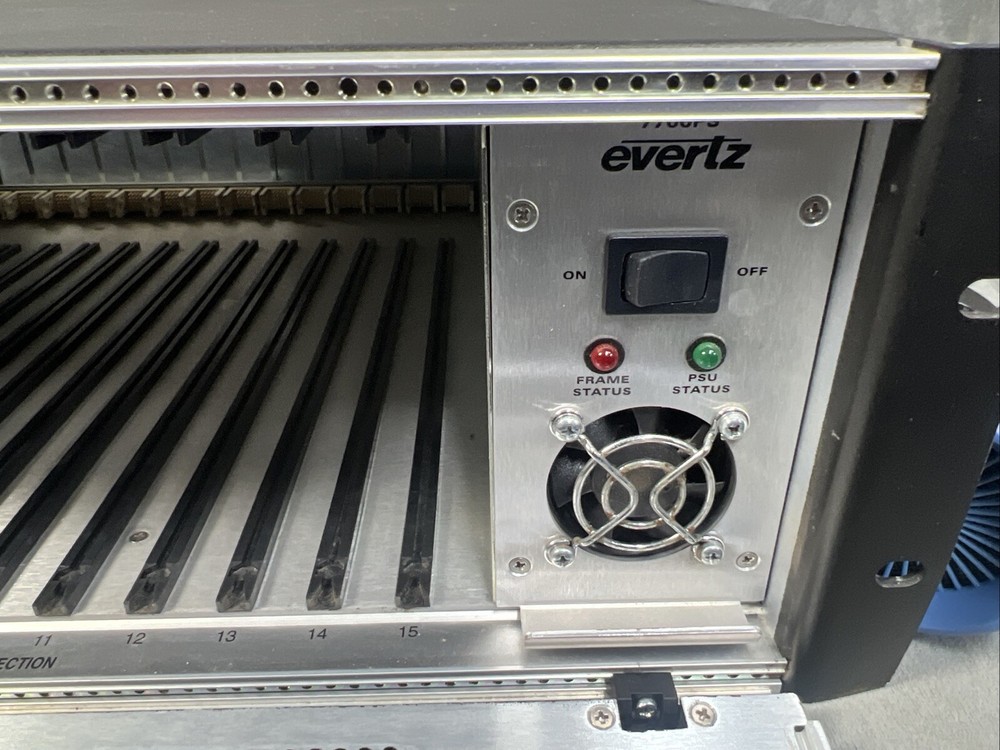 Evertz 7700FR-C Multiframe Chassis - No Cards