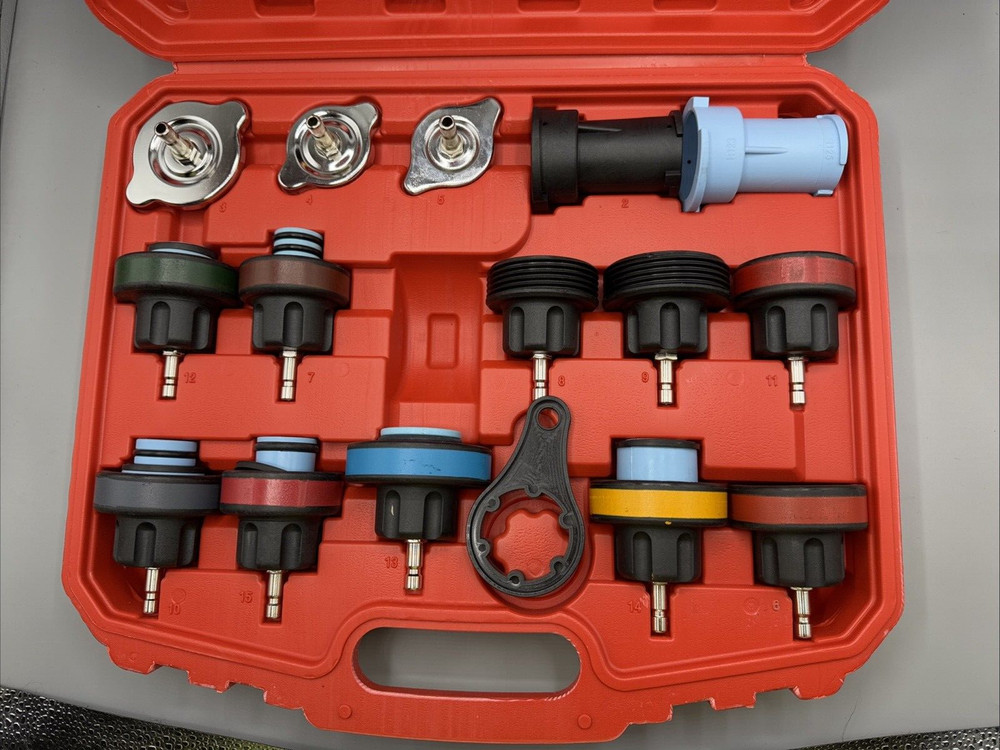 18pcs Radiator Cooling System Pressure Tester Kit