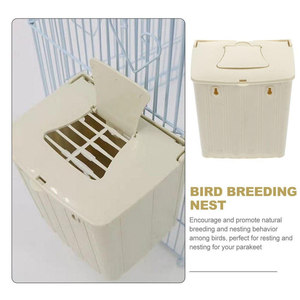 Parrot Nest Box Bird Breeding Parakeet Nesting Boxes for Parakeets