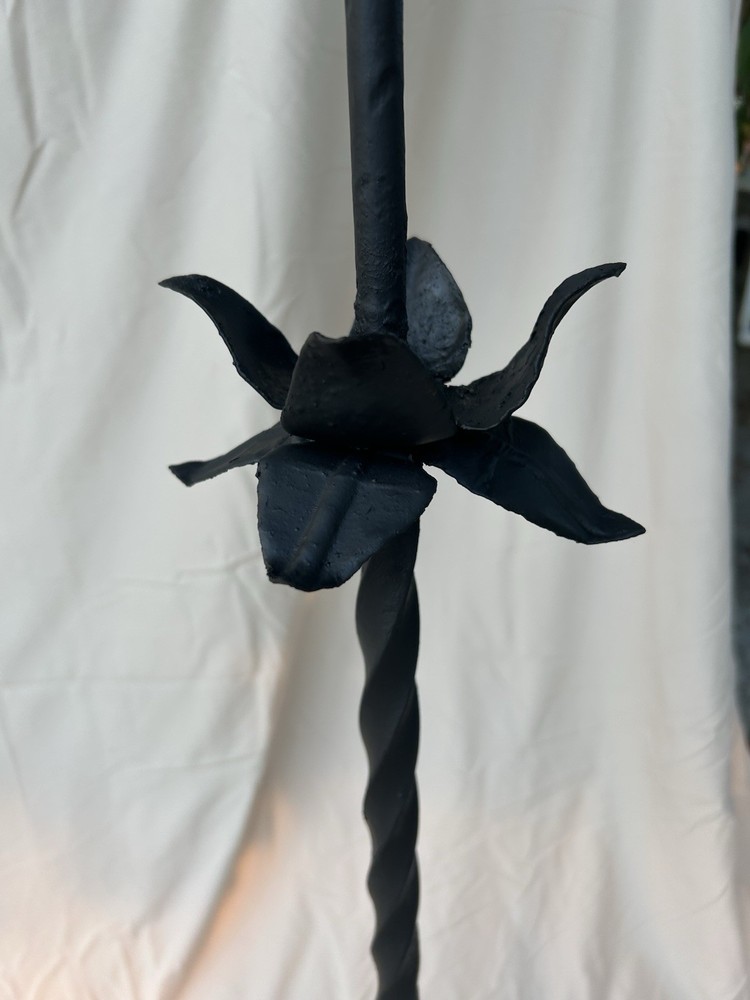 Addison Mizner wrought iron Torchiere