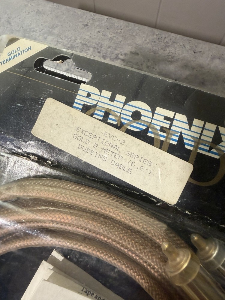Phoenix Gold EVC-2 Dubbing Cable RCA AUDIO/VIDEO 2M 6.6’