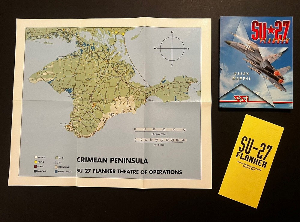 SU-27 Flanker Computer Game User’s Manual & Map