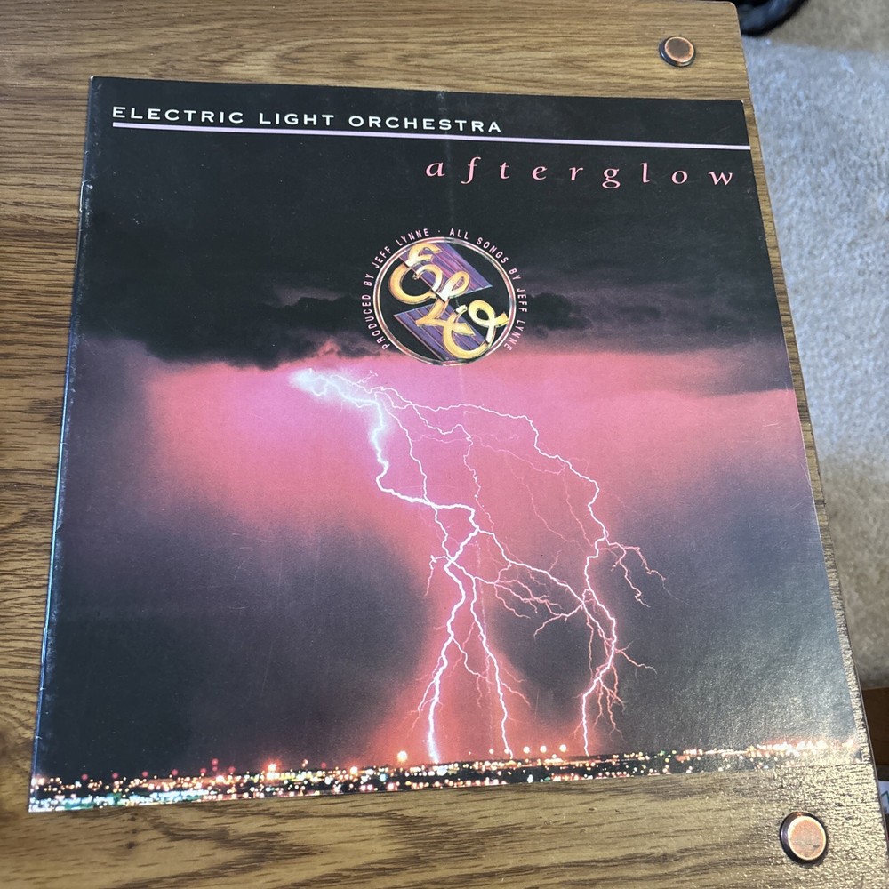 ELO Electric Light Orchestra Afterglow Epic Record INSERT only 1990