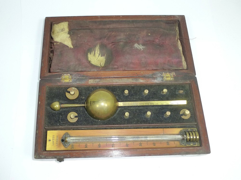 Sikes Hydrometer by Loftus London about 190