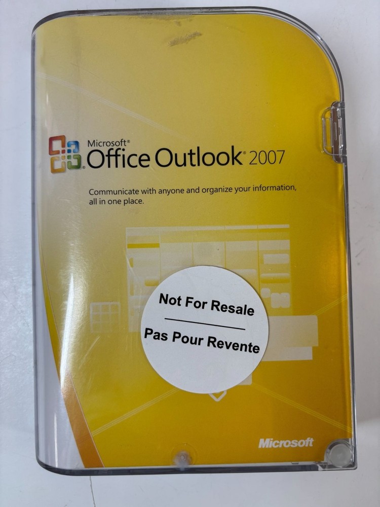 Microsoft Office Outlook 2007 Software CD With Product Key
