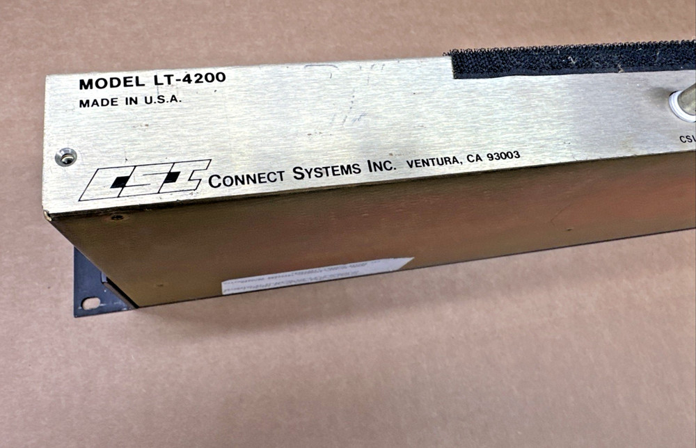 Connect systems Inc CSI LT-4200 LTR Trunking Repeater Controller Powers On/Test