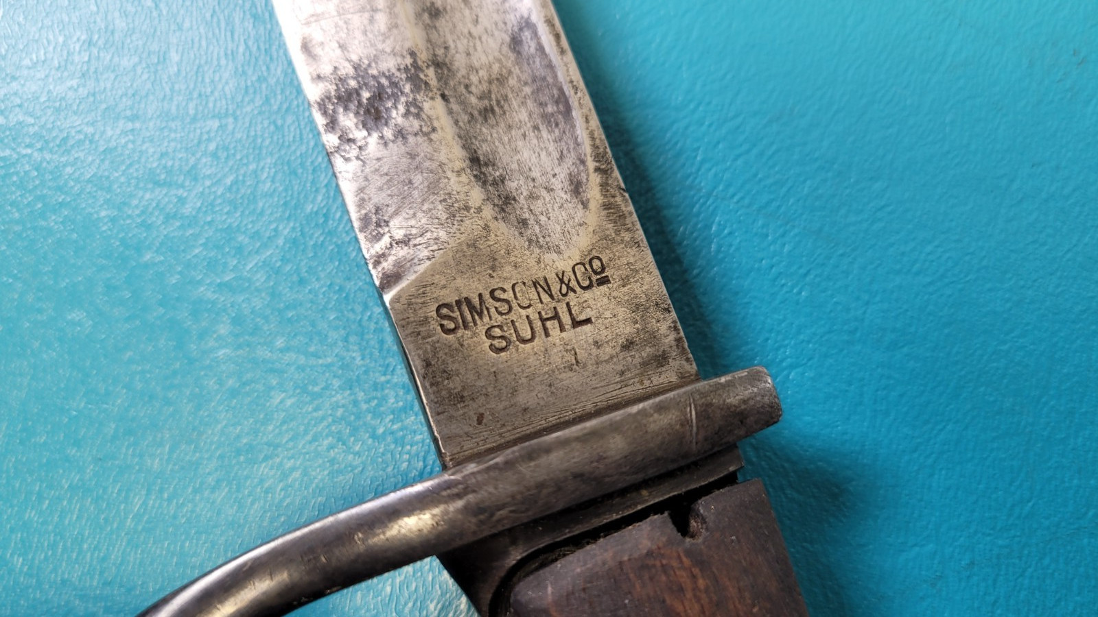 WWI German Model S98 1898 /05 Butcher Blade Bayonet Simson Suhl TR738