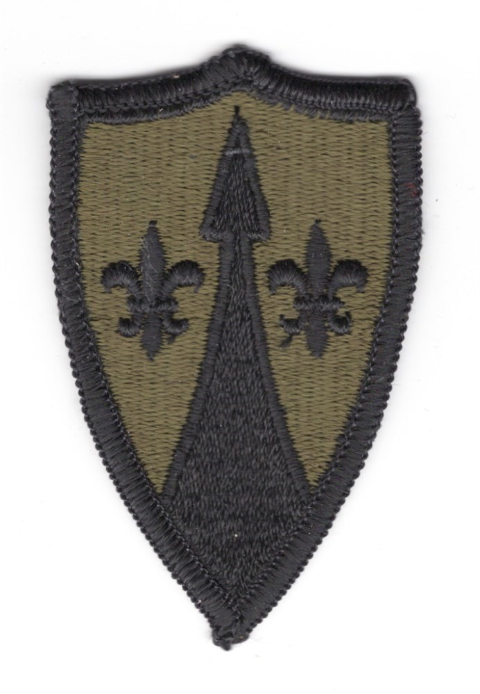 Army Patch: European Communications Zone - subdued, merrowed edge