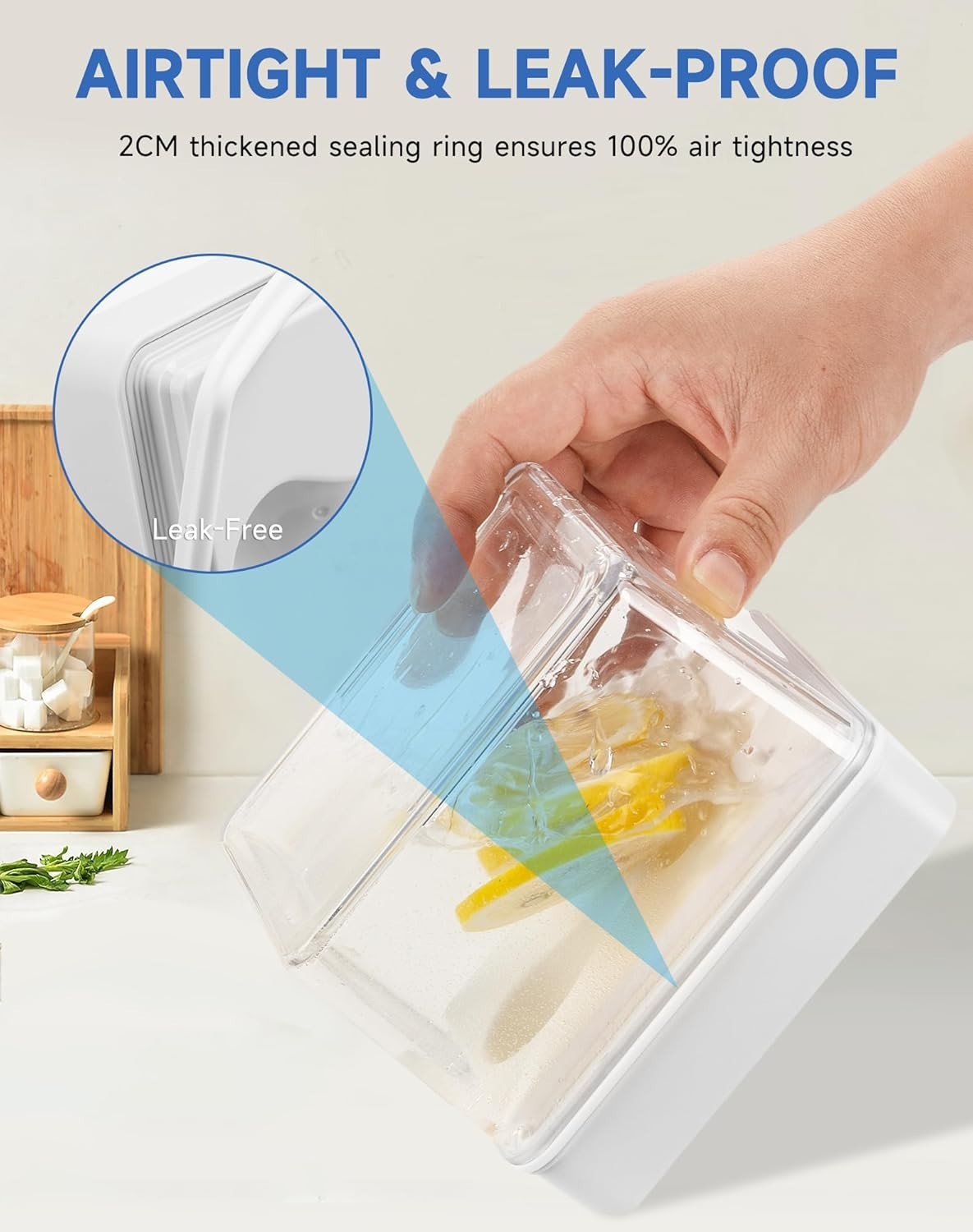 Vacuum Seal Containers Set,Rechargeable ---3-Piece set