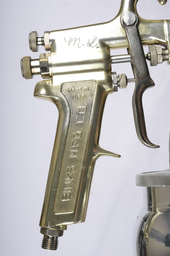 Binks Model 7 B/C Gold with drip proof 2 cup.
