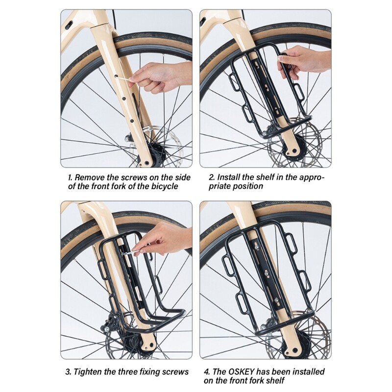 Bicycles Front Fork Shelf Replacement Bike Front Rack Carriers Enduring