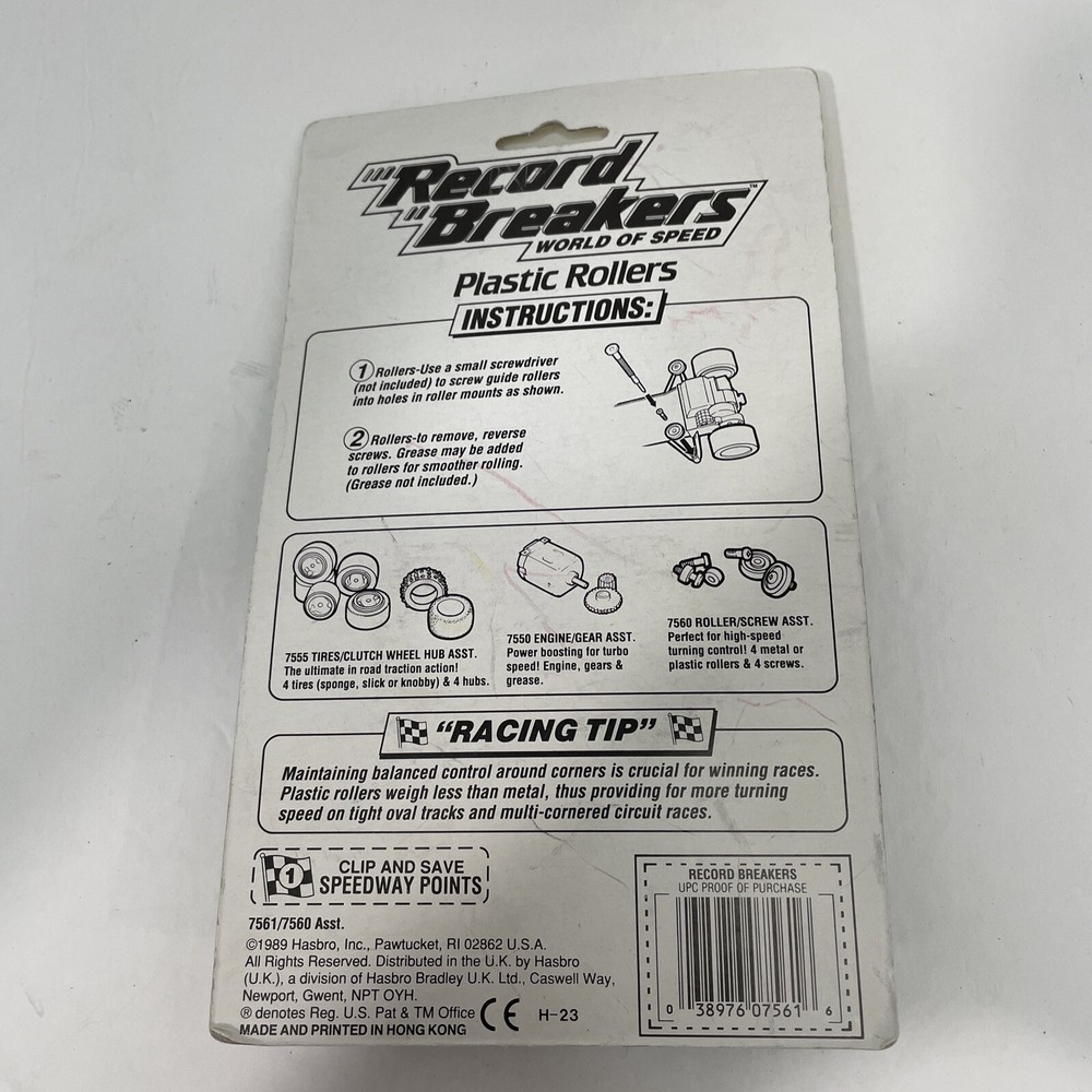 Record Breakers Plastic Rollers Hasbro 1989