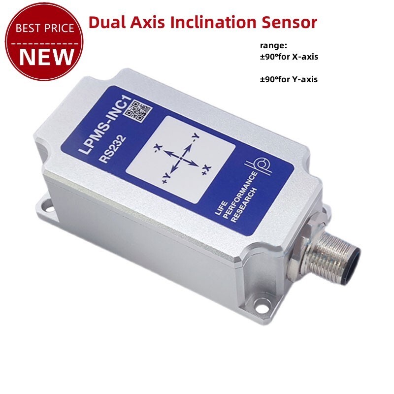 RS232 Dual Axis Inclination Sensor High Precision Inclinometer LPMS-INC1