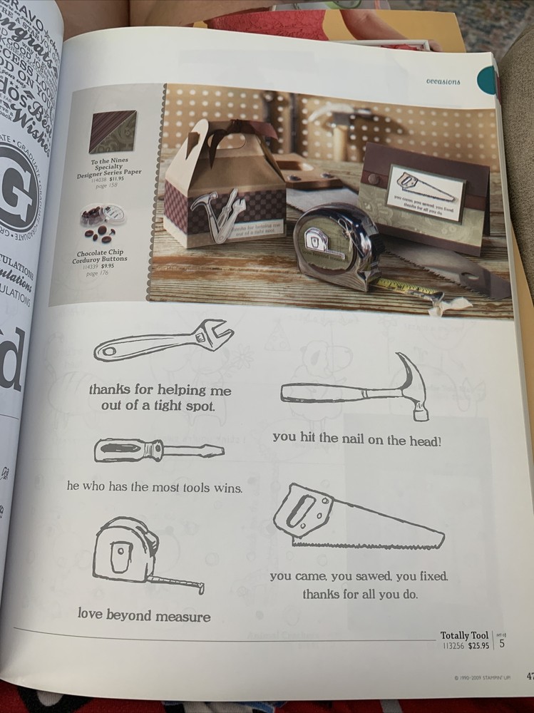 stampin up idea book catalog