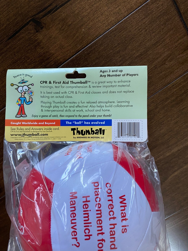 cpr first aid thumbball