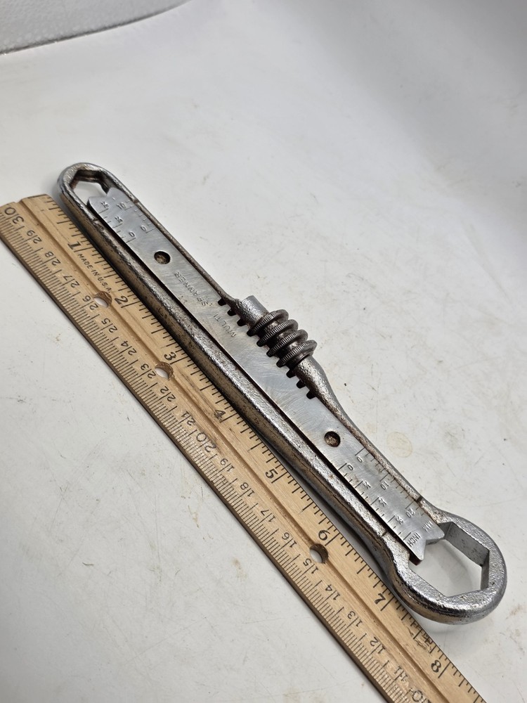 VTG unique Adjustable Ring Spanner Double Sided Wrench Unbranded