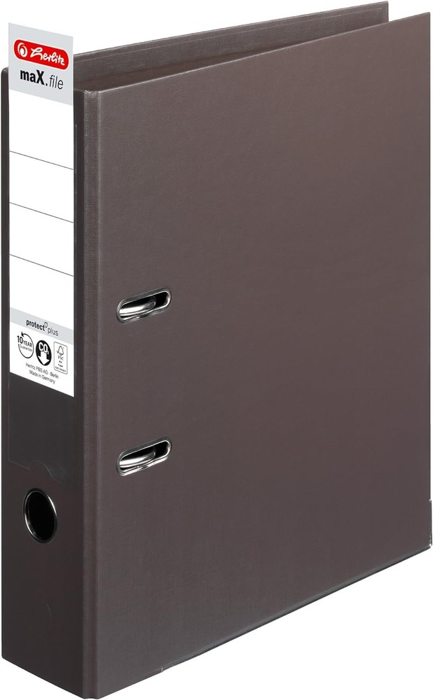 Ordner maX.File Protect Plus 8cm Braun brown