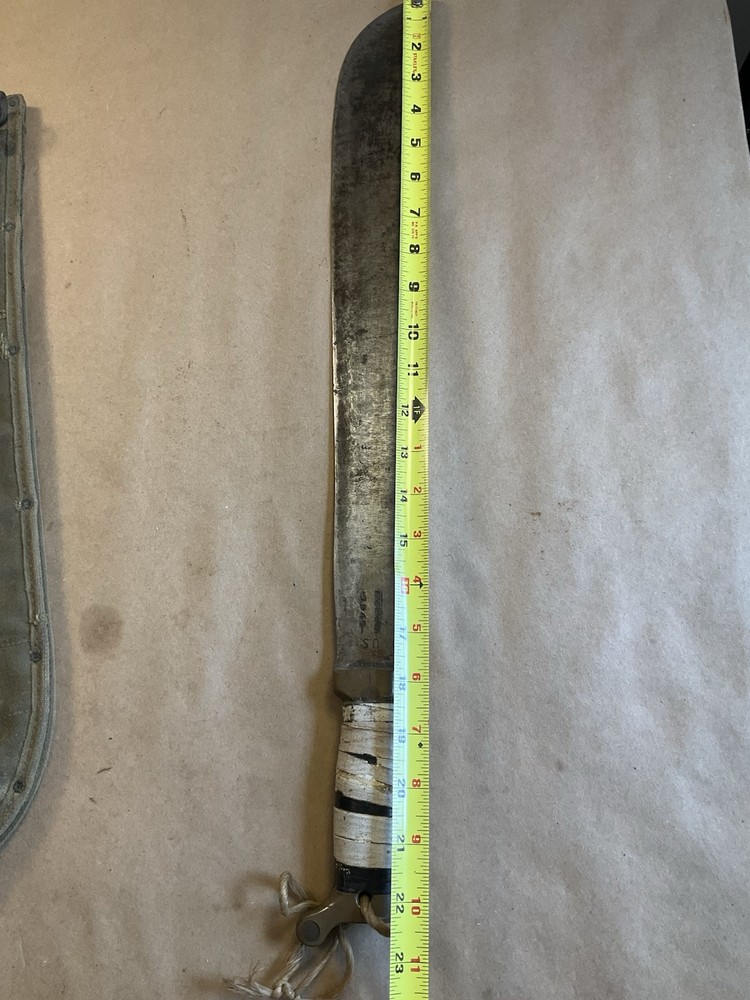 True Temper 1945 Machete W/ 1944 Sheath