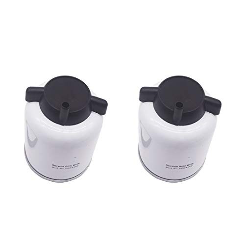 2 Pcs Fuel Filter with Water Separator Replacement for Bobcat 6667352