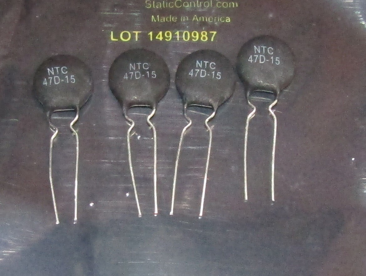 4pcs NTC 47D-15 Inrush Current Limiter Thermistor NTC 5Amp 8 Ohm
