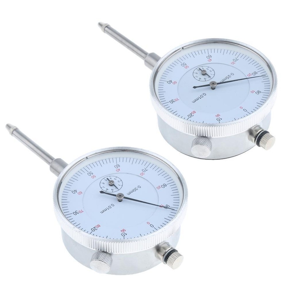 Precision Dial Test Indicator With Pointer, Metric, 0-25mm,