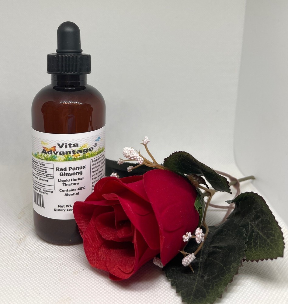 Red Panax Ginseng Tincture, Extract, Energy, Longevity, Memory, Focus, Cognition