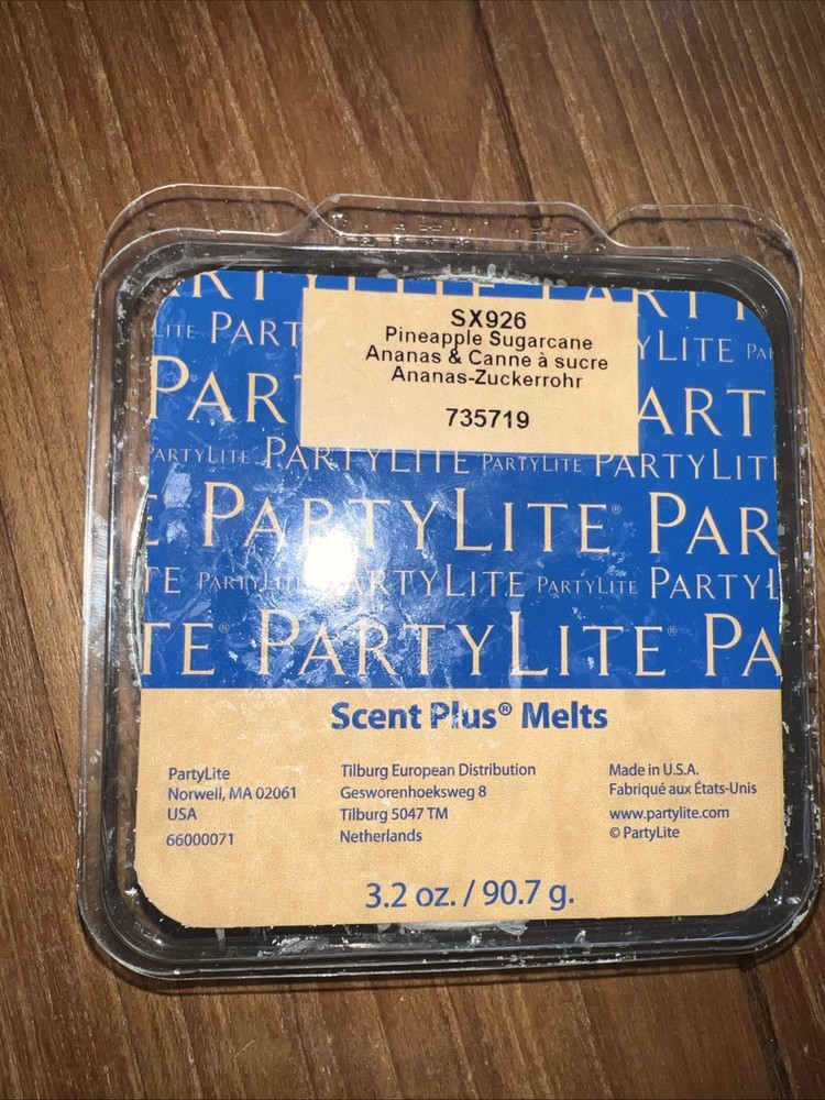 PartyLite Scent Plus Melts 18 Pc Sparkling Amethyst, Pineapple Sugarcane. C2