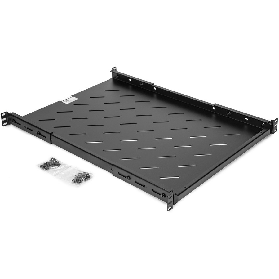 Rocstor Y10E021B1 Universal Vented Rack Mount Shelf