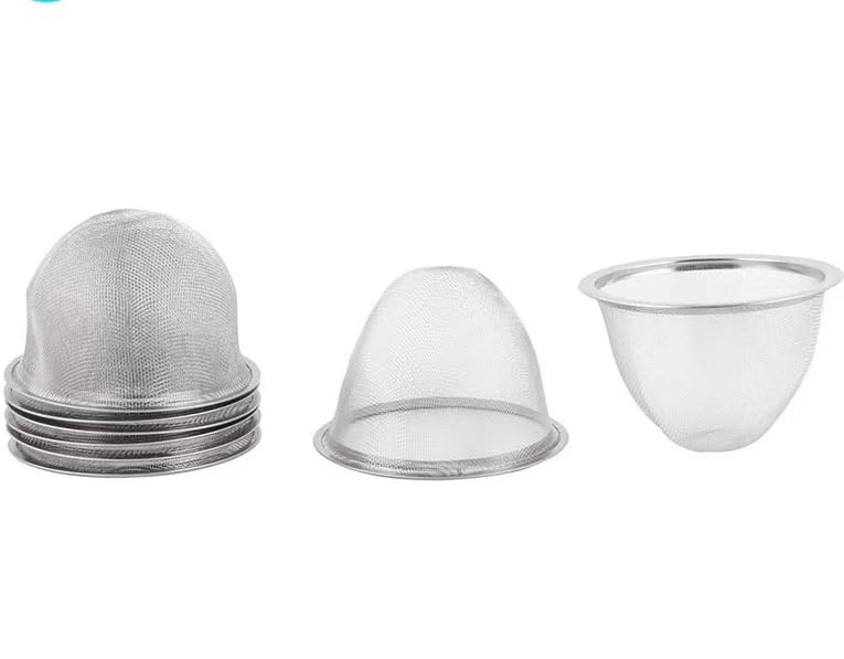 1PC 6cm Reusable Stainless Steel Tea Infuser, Mesh Strainer Basket, Silver