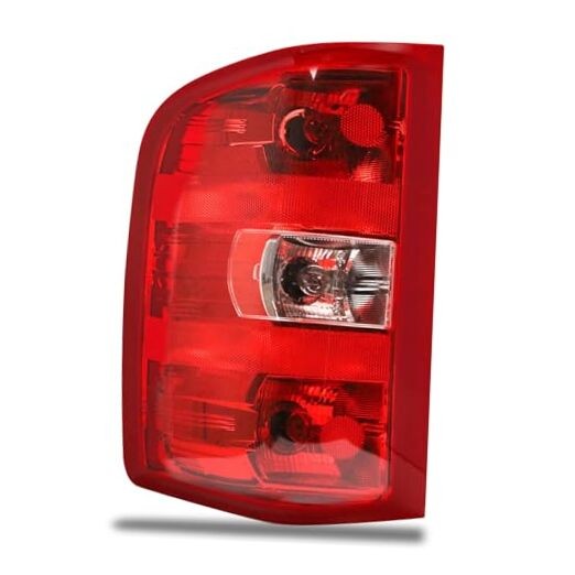Tail Light Assembly Compatible With 2007-2013 Chevy Left Driver Side Red Border