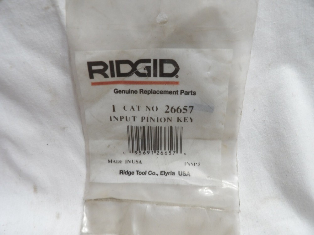 Ridgid 26657 Input Pinion Key