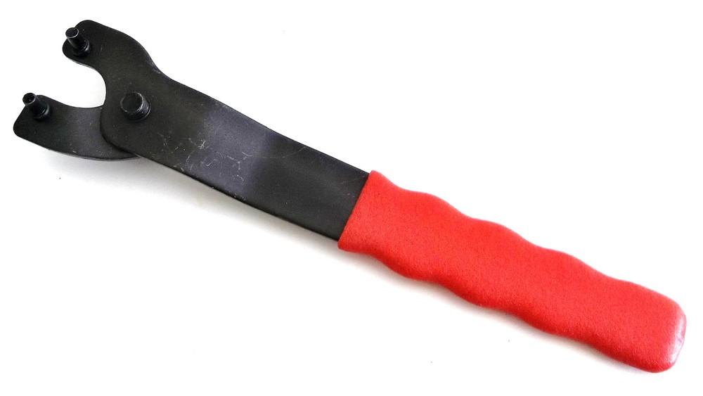 ATE PROFESSIONAL ADJUSTABLE PIN WRENCH FOR ANGLE GRINDER HUB SPINDLE NUT WASHER