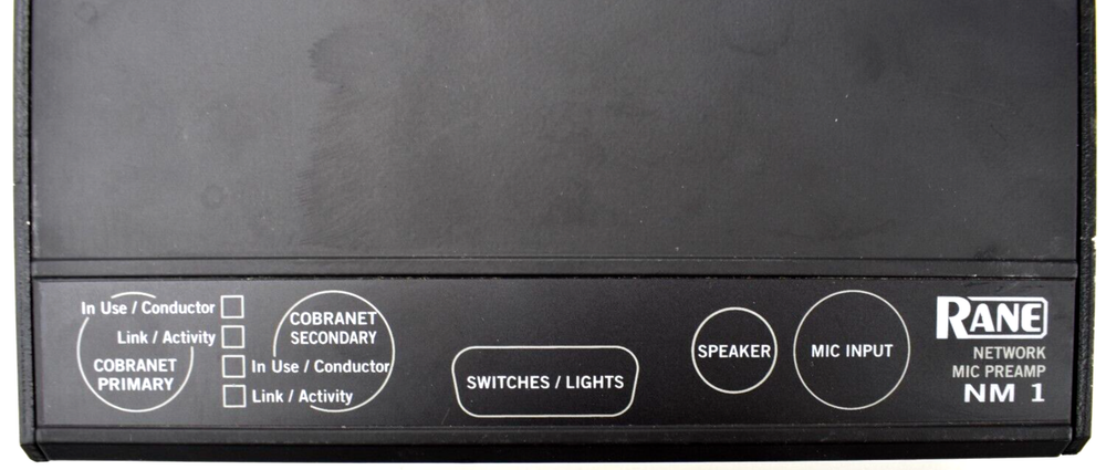 Rane NM 1 Network Microphone Mic Preamp