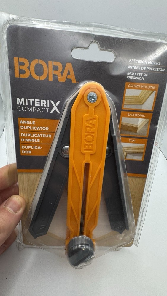 MiteriX Compact Angle Finder Tool Gauge, Duplicates & Splits in Half for Prec..