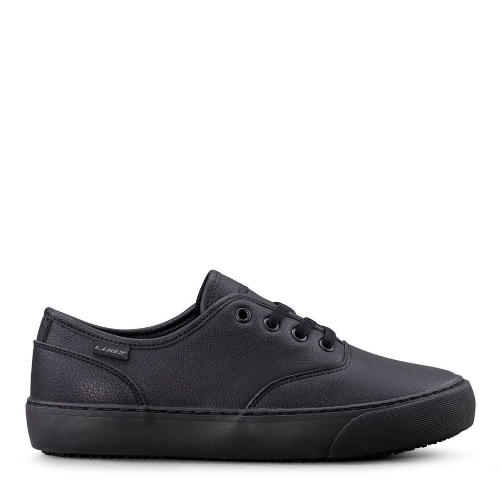 Lugz Lear Slip-Resistant Classic Work Sneaker 9.5 Black