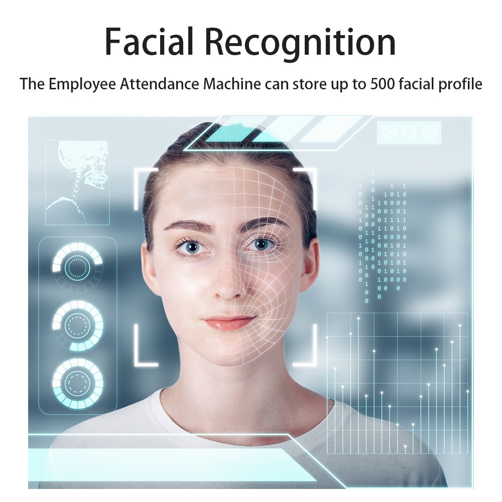 Biometric Time Clock Attendance Machine For Employees Access Control DVPF