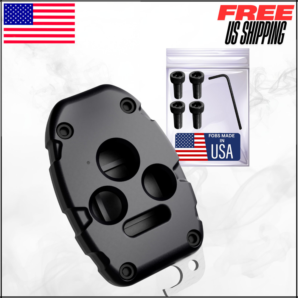 Key Fob Shell for Honda 4 Button Crack Resistant Case Black Enhanced Longevity
