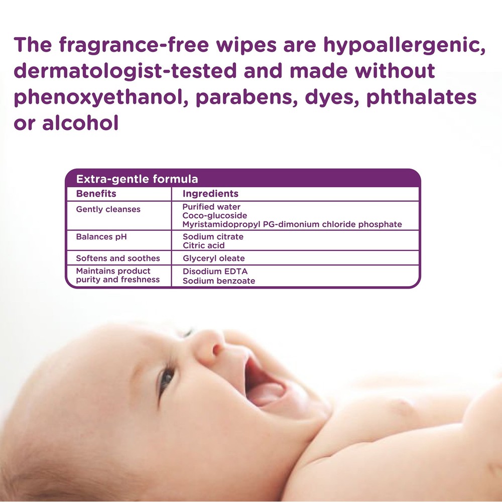 Sensitive Plus Baby Wipes 800ct